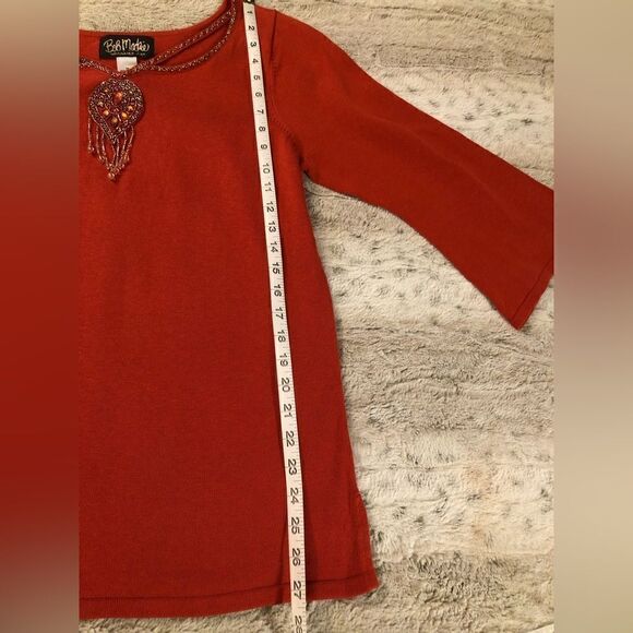 : : BOB MACKIE Embellished Soft Sweater : : - Picture 4 of 10